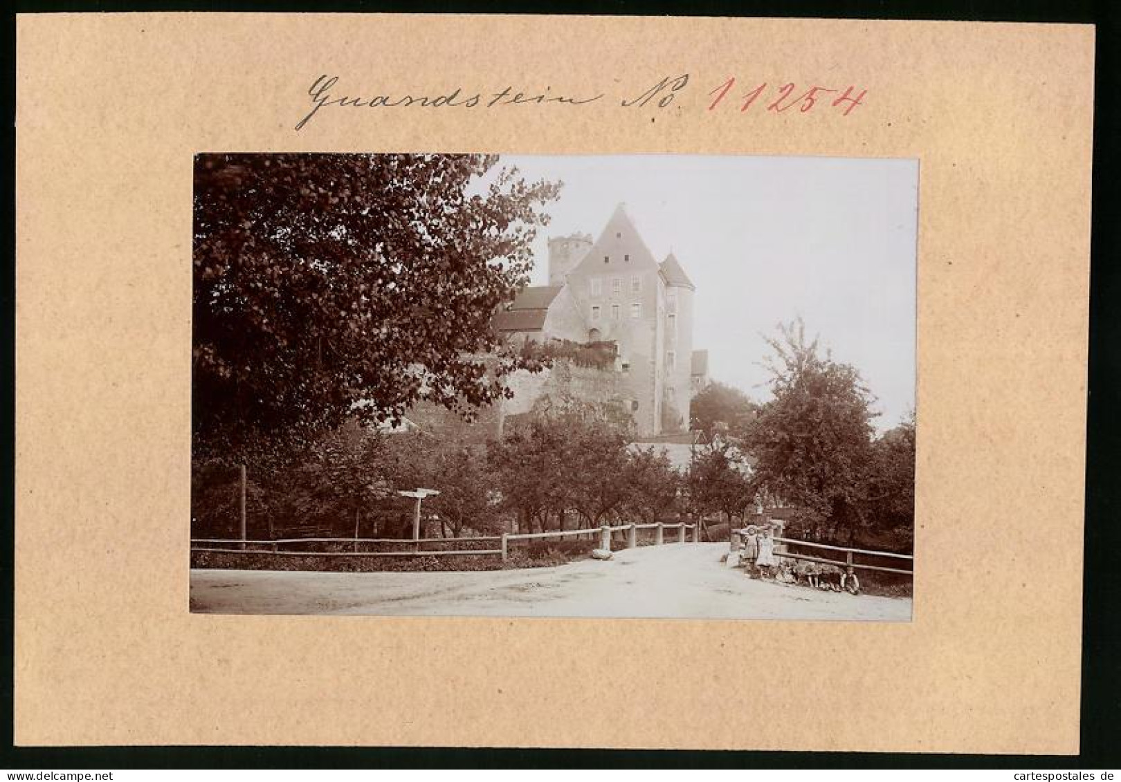 Fotografie Brück & Sohn Meissen, Ansicht Kohren, Burg Gnandstein  - Lieux