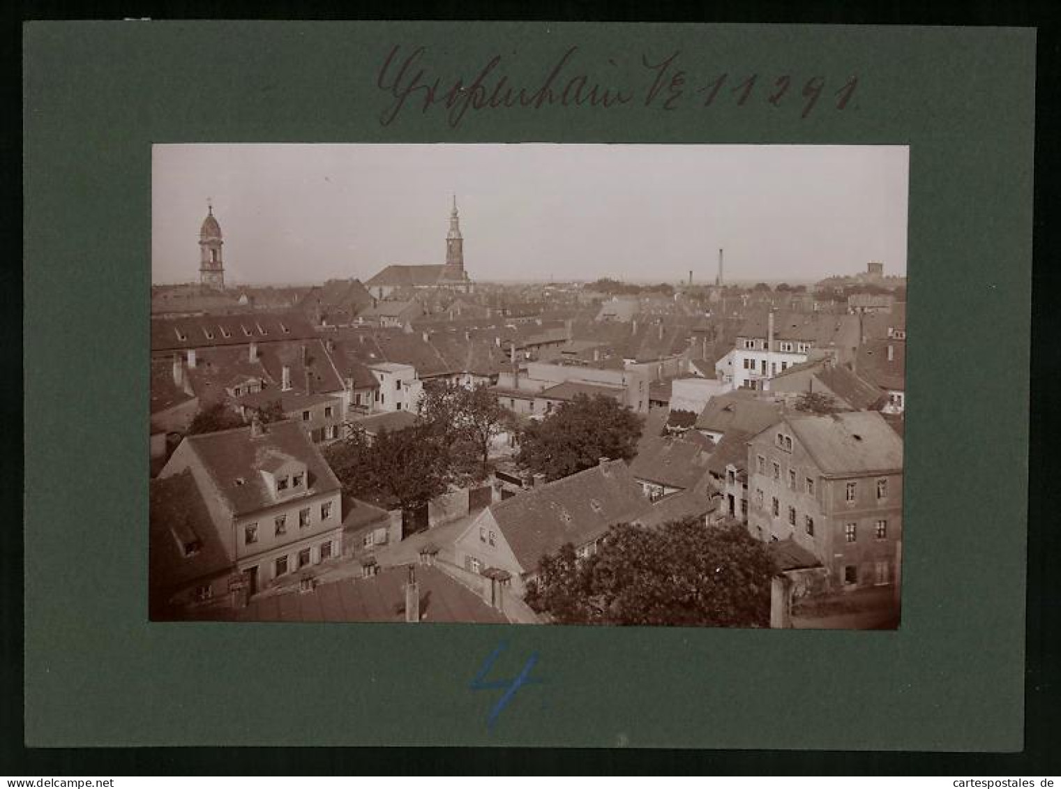 Fotografie Brück & Sohn Meissen, Ansicht Grossenhain, Stadt-Panorama  - Places