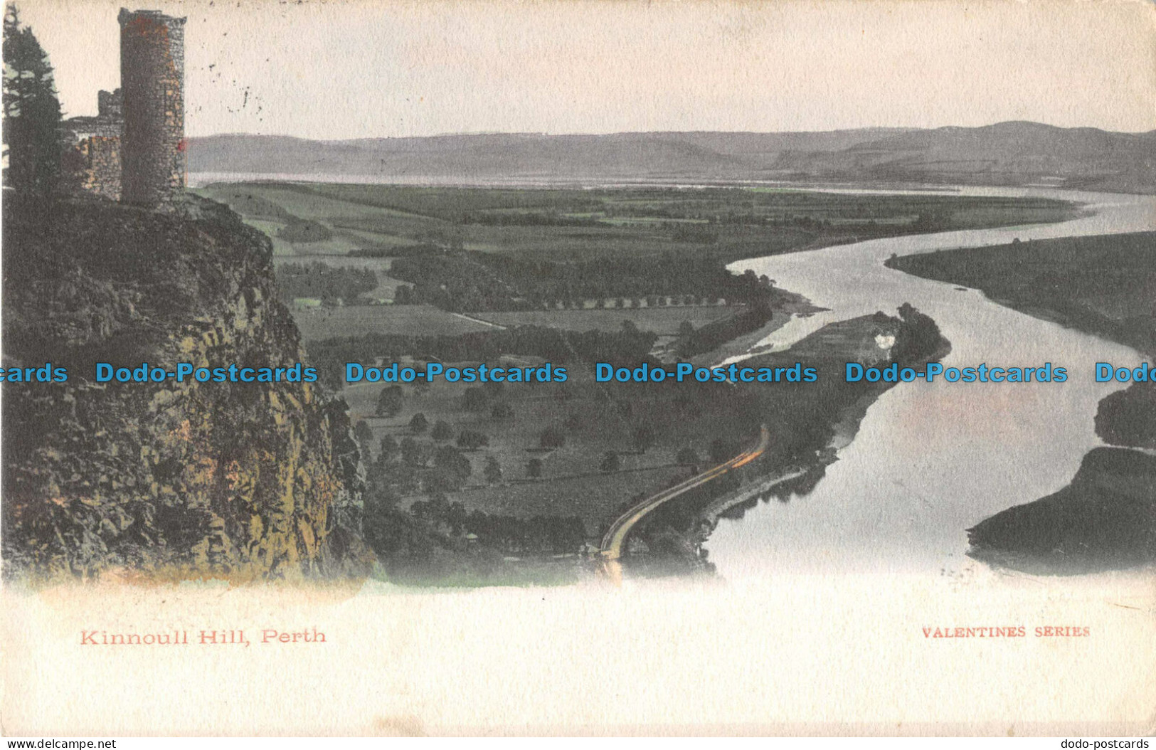 R090477 Kinnoull Hill. Perth. Valentines Series. 1903 - Monde