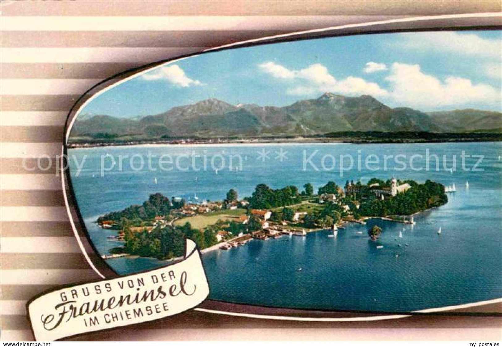 72915177 Fraueninsel Chiemsee Fliegeraufnahme Frauenchiemsee - Autres & Non Classés