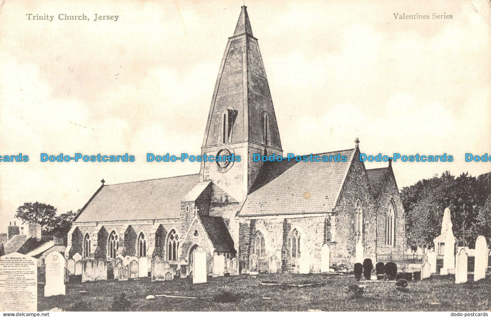 R090882 Trinity Church. Jersey. Valentines Series. 1904 - Monde