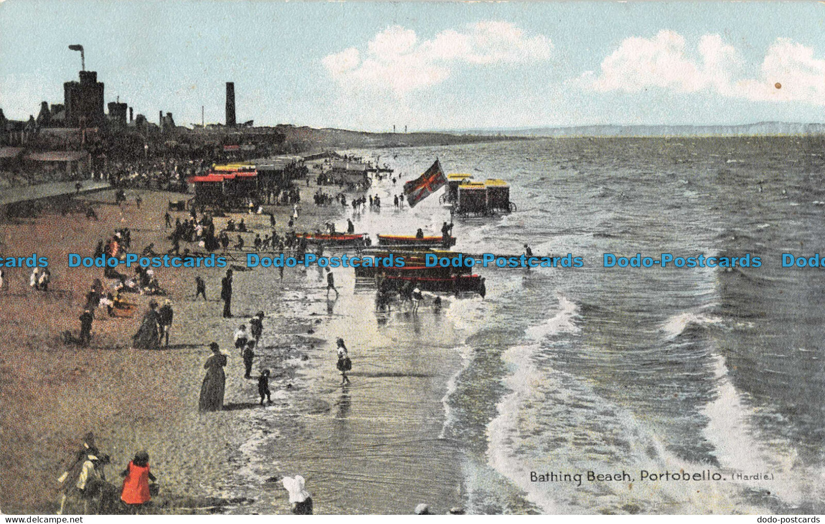 R090500 Bathing Beach. Portobello. Fine Art Post Cards. Shureys Publications - World