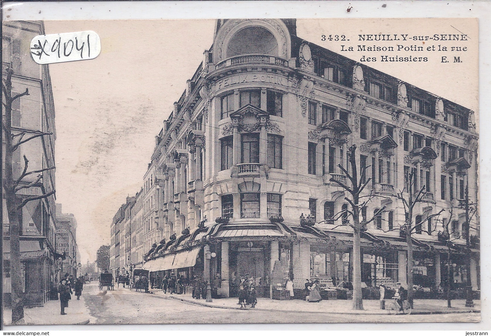 NEUILLY-SUR-SEINE- LA MAISON POTIN ET LA RUE DES HUISSIERS - Neuilly Sur Seine