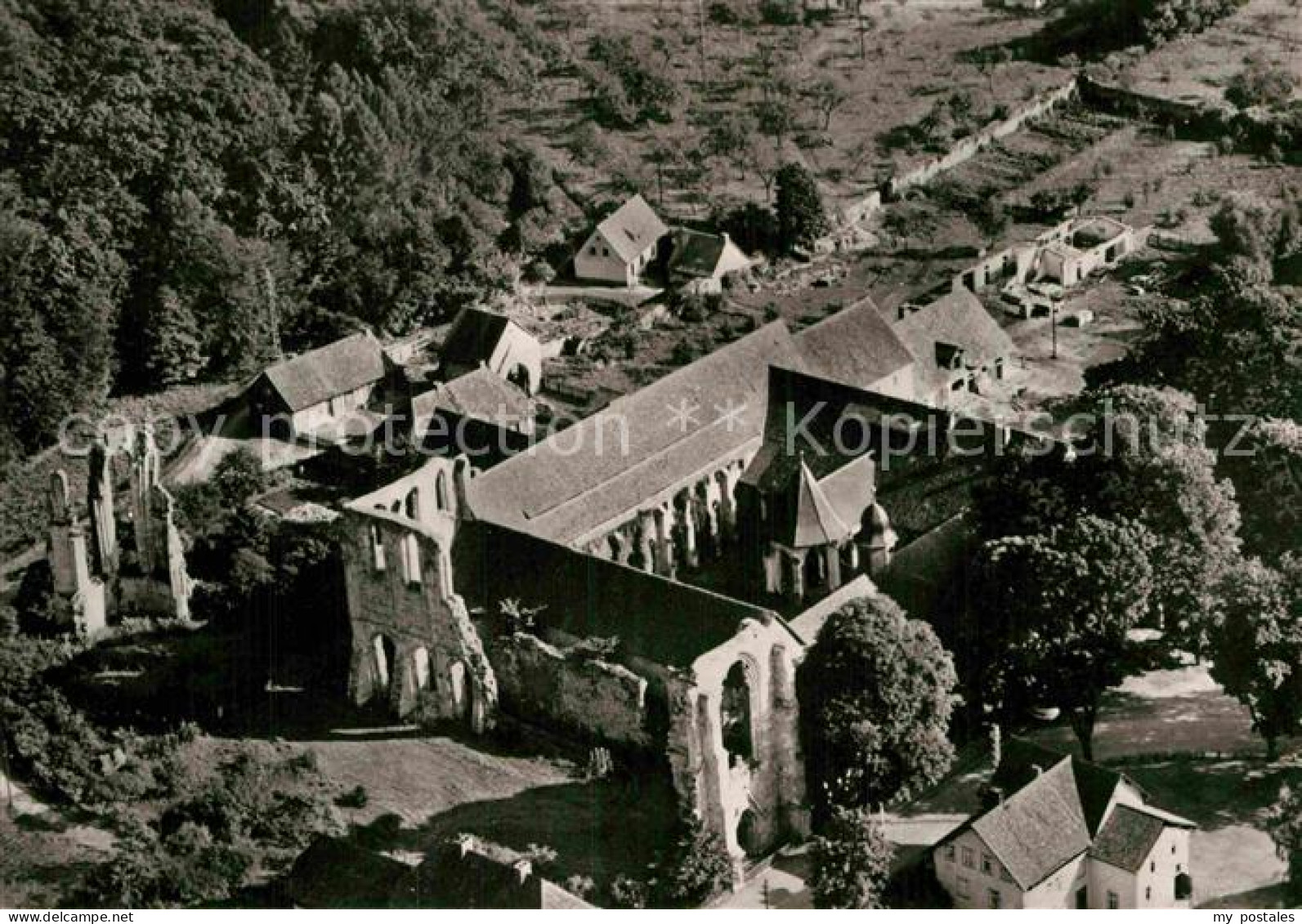 72915013 Walkenried Fliegeraufnahme Ehemaliges Zisterzienserkloster Walkenried - Sonstige & Ohne Zuordnung