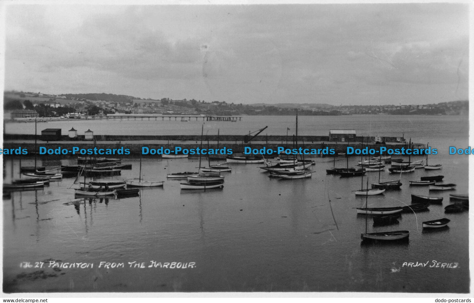 R090502 13627. Paignton From The Harbour. Arjay Series. RP. 1931 - World