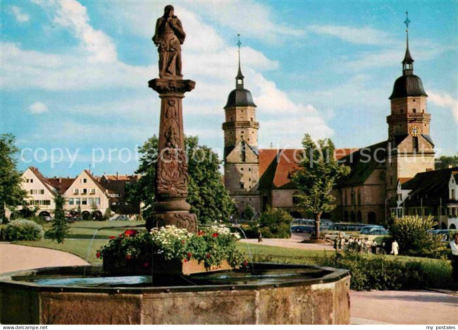 72914977 Freudenstadt Marktplatz Stadtkirche Brunnen Kurort Im Schwarzwald Freud - Freudenstadt