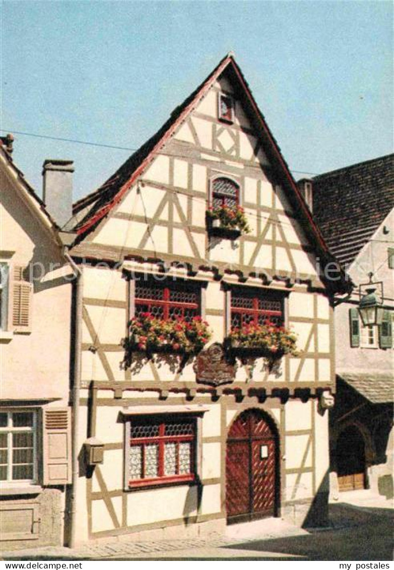 72914843 Marbach Neckar Schillers Geburtshaus Fachwerkhaus Marbach Am Neckar - Andere & Zonder Classificatie