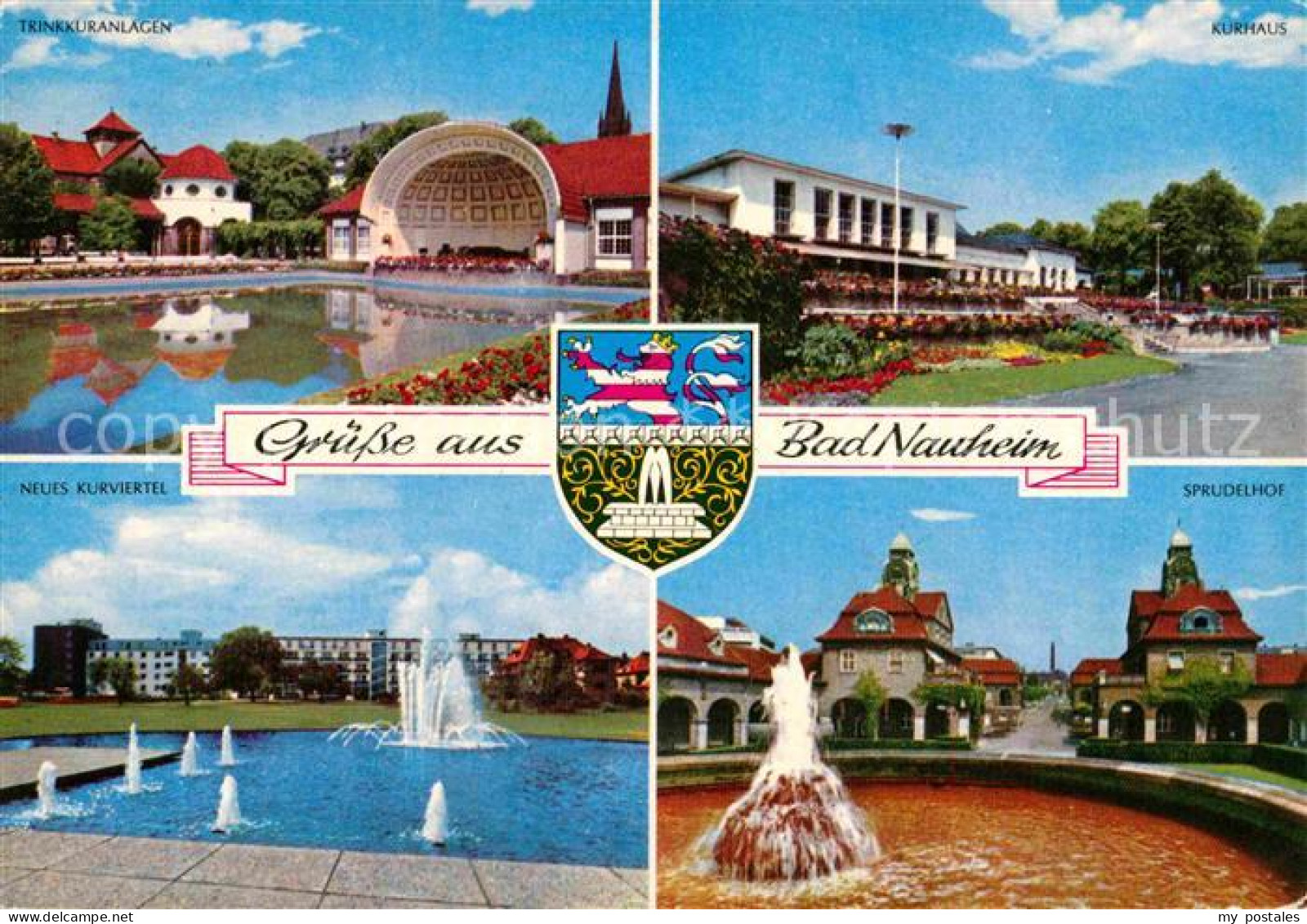 72914795 Bad Nauheim Trinkkuranlagen Kurviertel Wasserspiele Kurhaus Sprudelhof  - Bad Nauheim