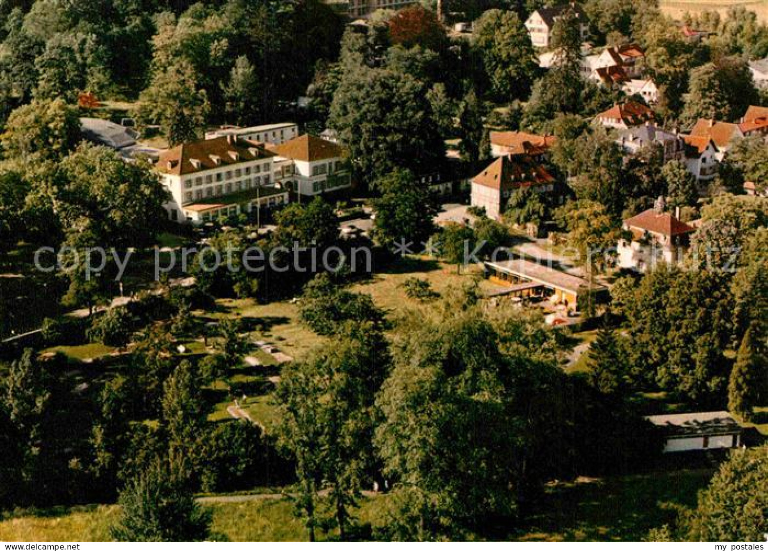 72914743 Bad Salzhausen Mit Kurhaus Fliegeraufnahme Bad Salzhausen - Sonstige & Ohne Zuordnung