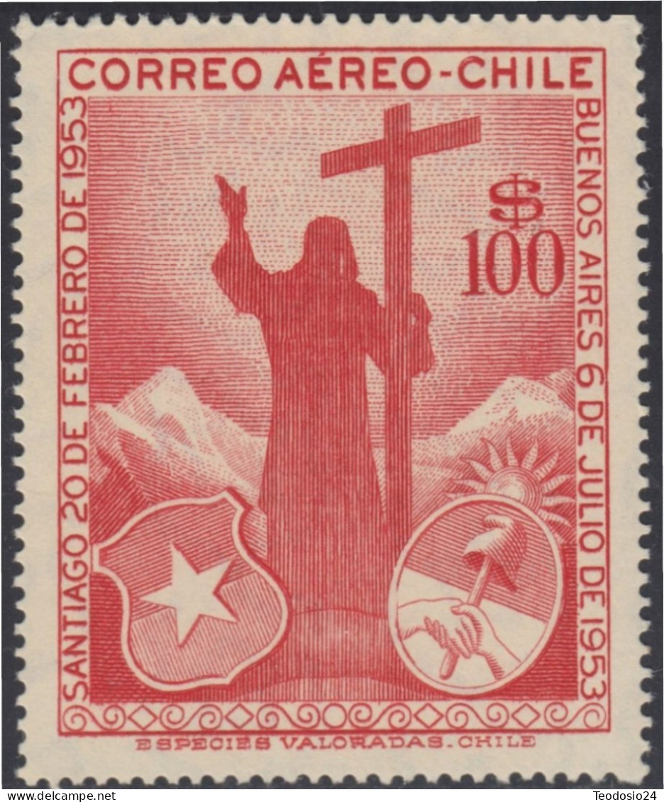 CHILE 1955 YT A 159 ** - Chili