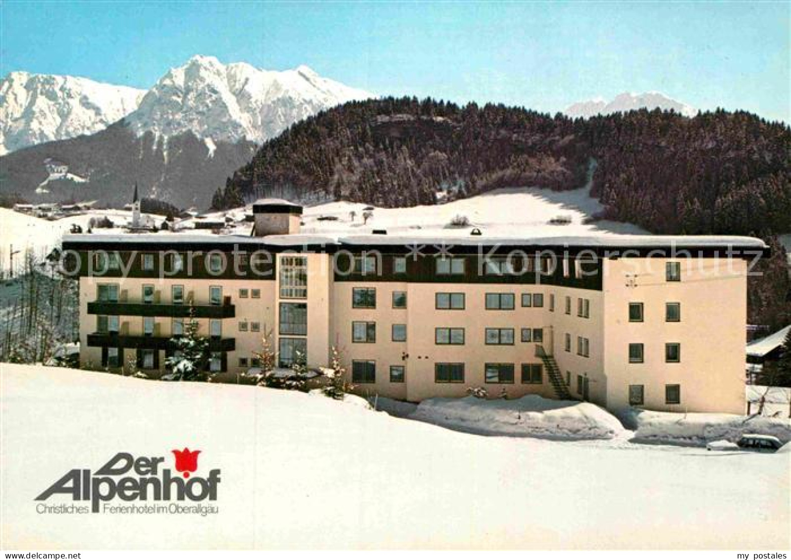 72914017 Tiefenbach Oberstdorf Alpenhof Christliches Ferienhotel Winter Tiefenba - Oberstdorf
