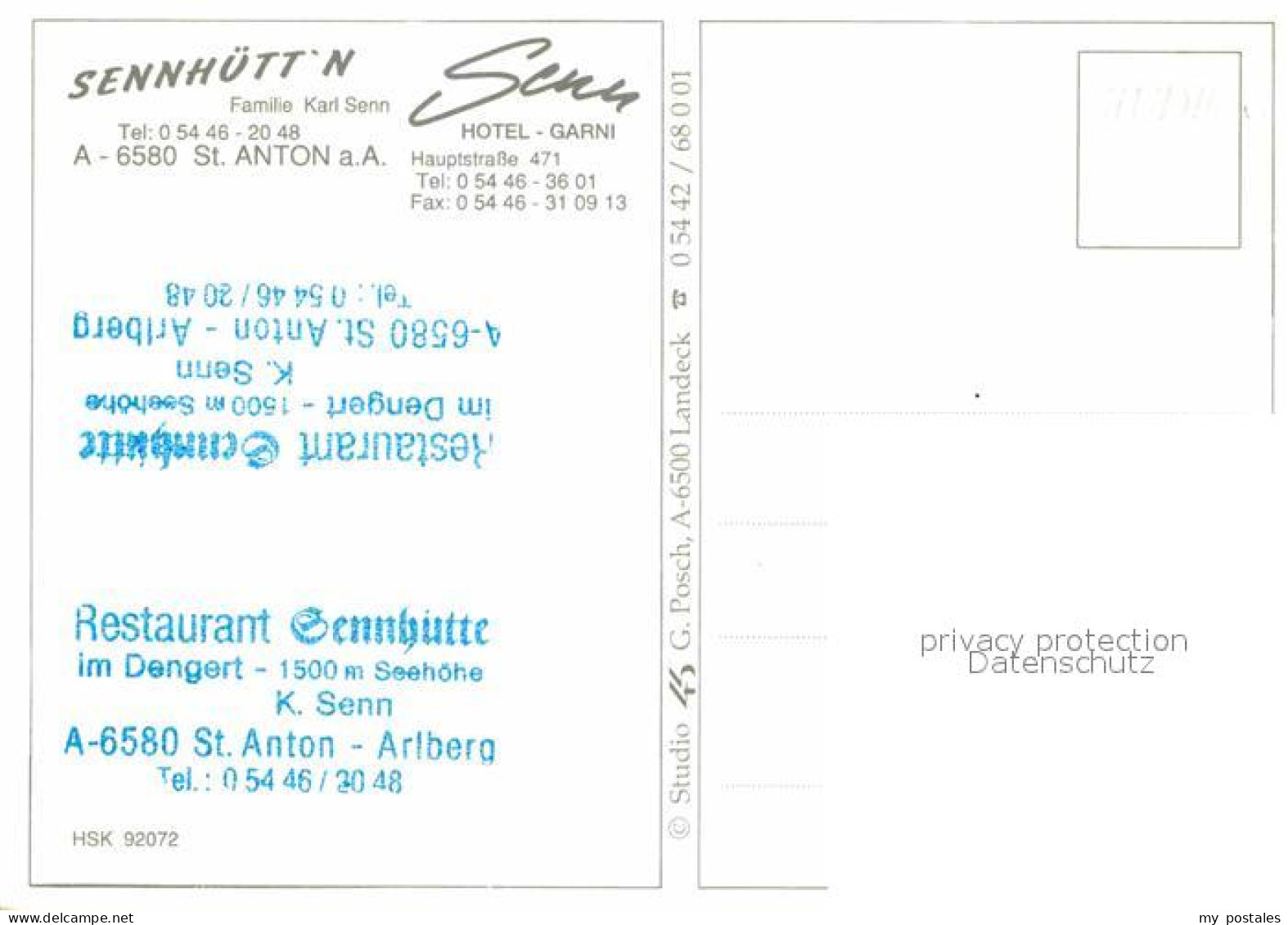 72913920 St Anton Arlberg Sennhuette Restaurant  St. Anton Am Arlberg - Autres & Non Classés