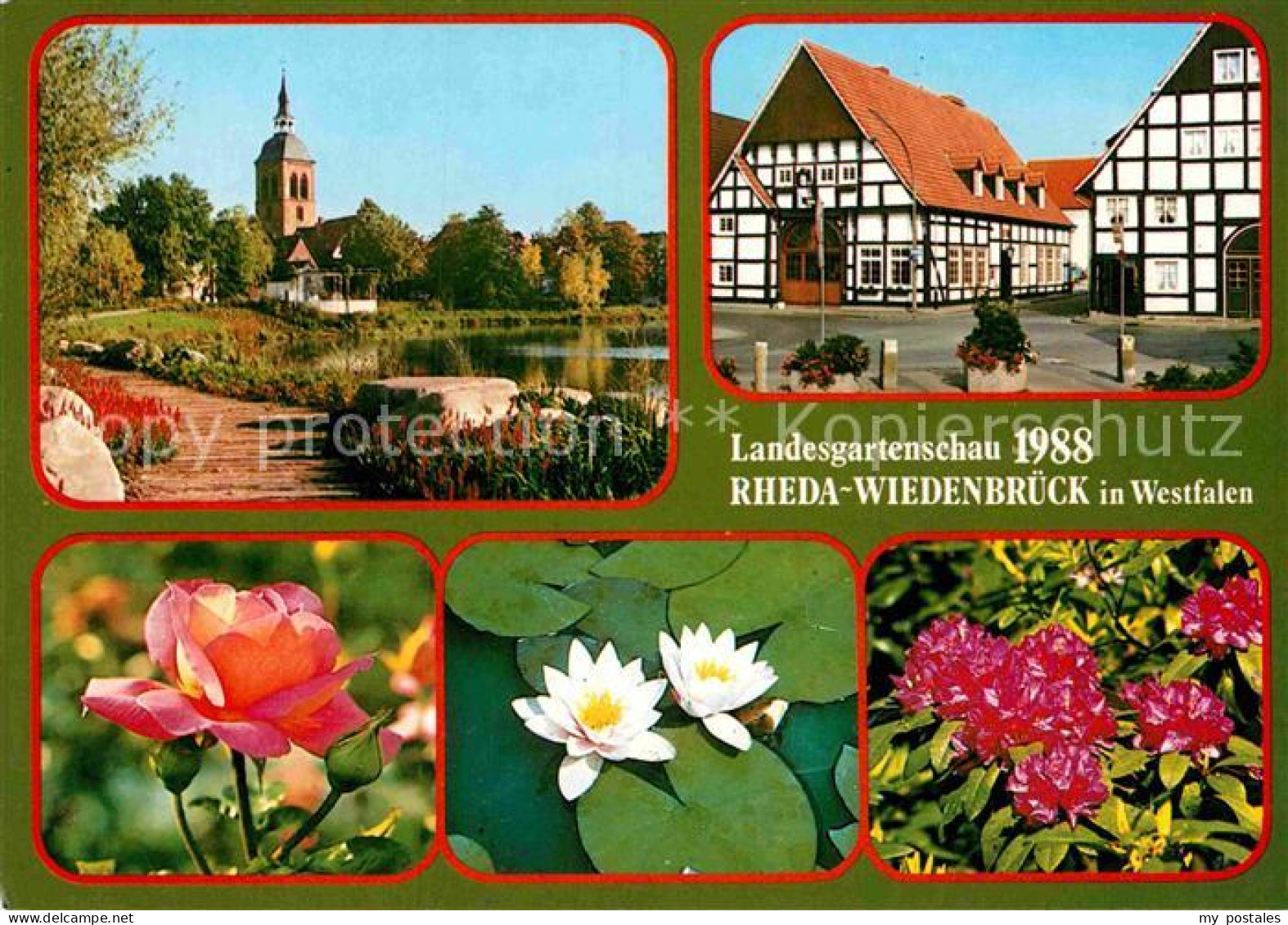 72913905 Rheda-Wiedenbrueck Landesgartenschau Kirche Seerosen Azaleen Rosen Fach - Rheda-Wiedenbrück