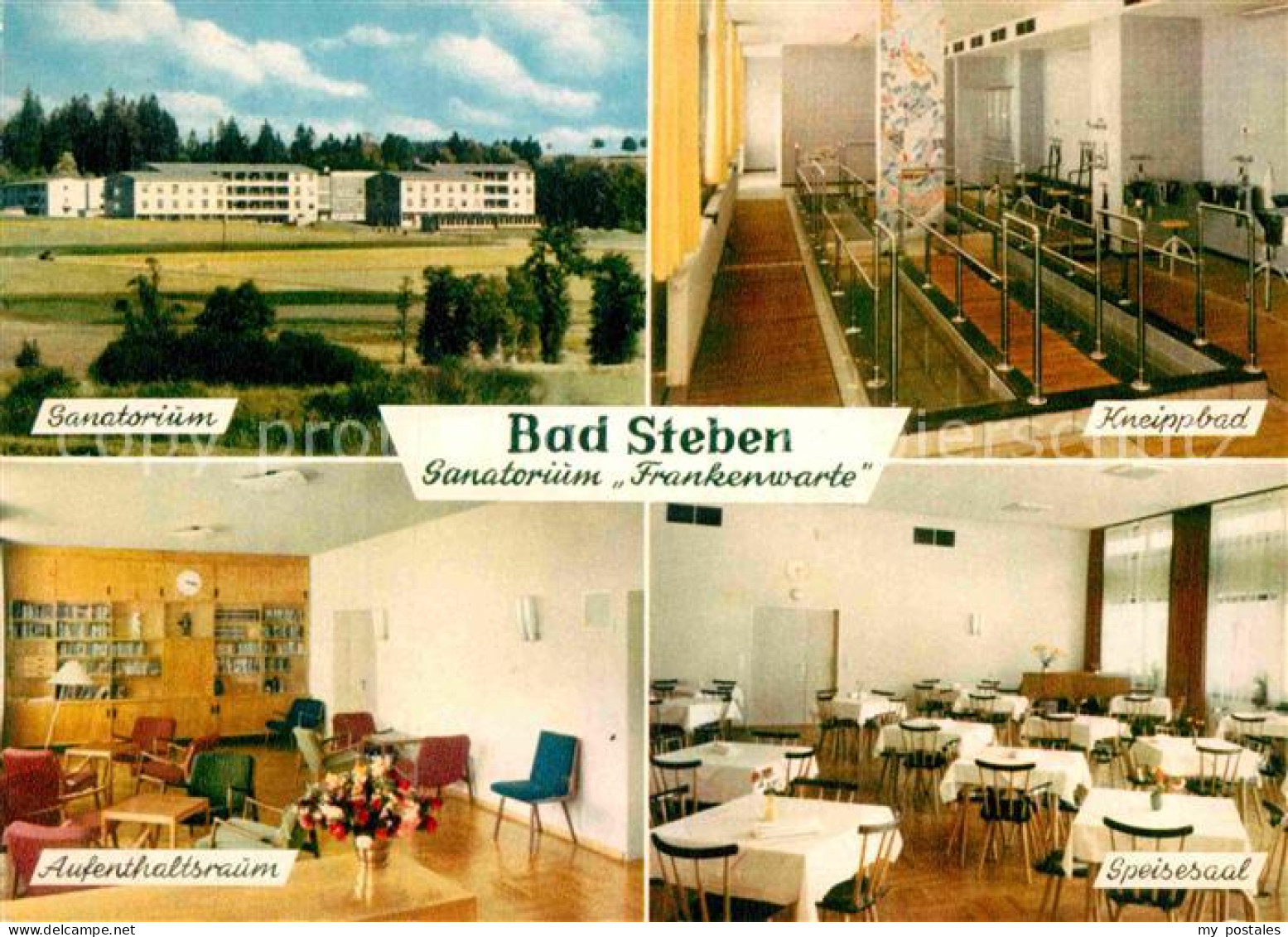 72913899 Bad Steben Sanatorium Kneippbad Aufenthaltsraum Speisesaal Bad Steben - Bad Steben