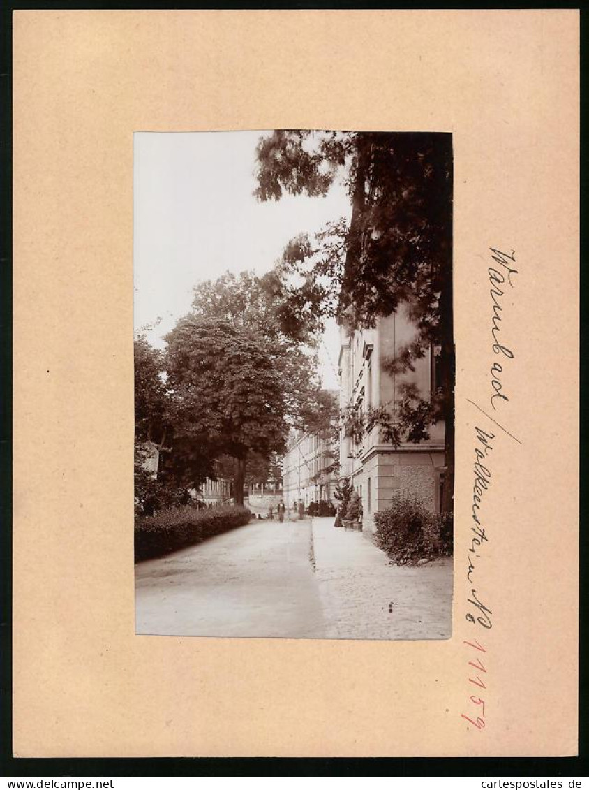 Fotografie Brück & Sohn Meissen, Ansicht Warmbad-Wolkenstein I. Erzg., Partie Am Kurhaus  - Places