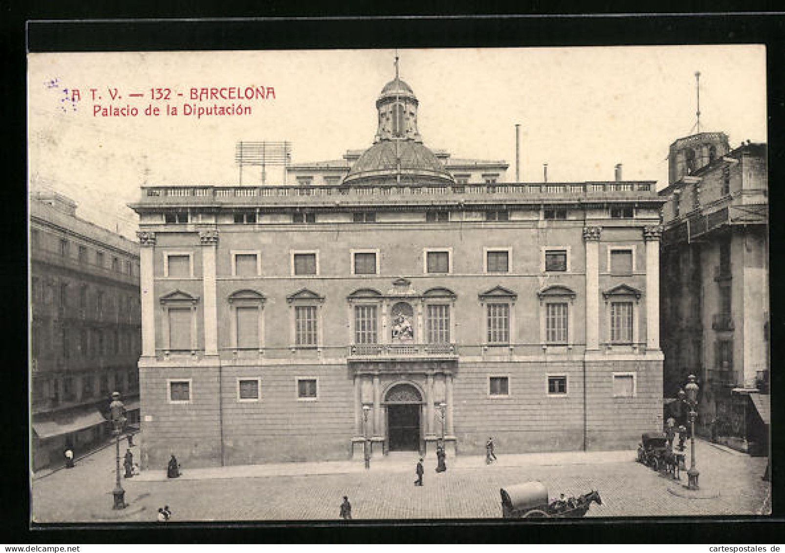 Postal Barcelona, Palacio De La Diputacion  - Barcelona