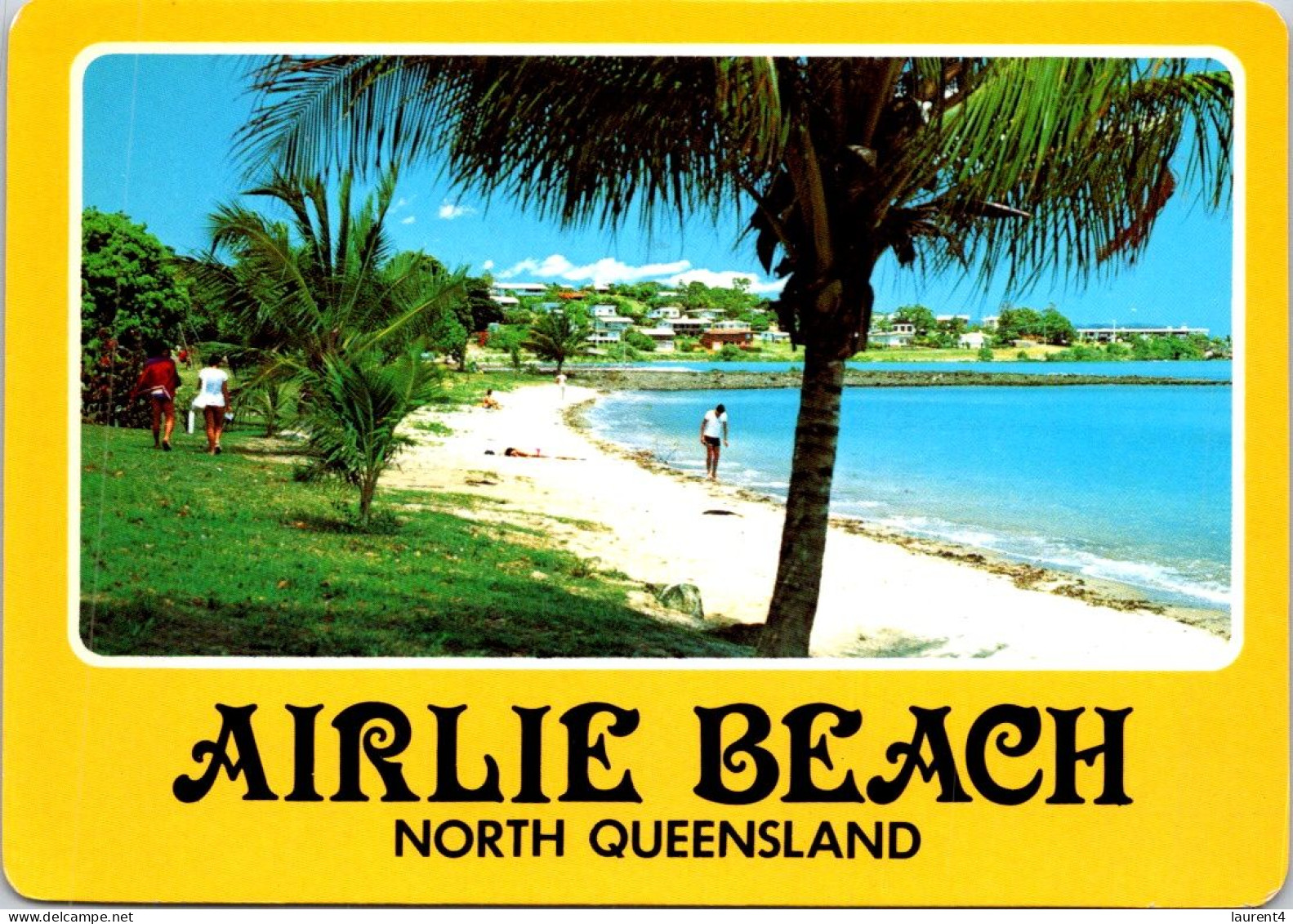 12-5-2024 (4 Z 46) Australia (posted With AAT Stamp 1980's) QLD - Airlie Beach - Far North Queensland