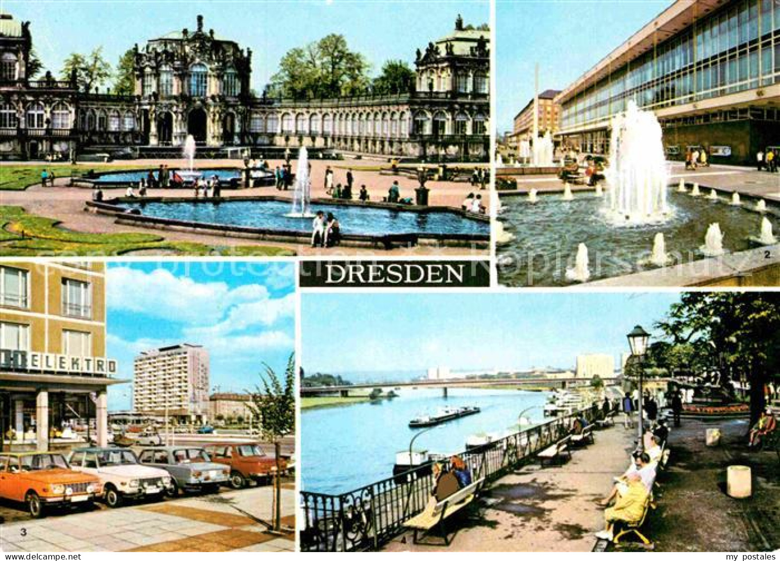 72913703 Dresden Zwinger Kulturpalast Pirnaischer-Platz Bruehlsche Terrasse Dres - Dresden
