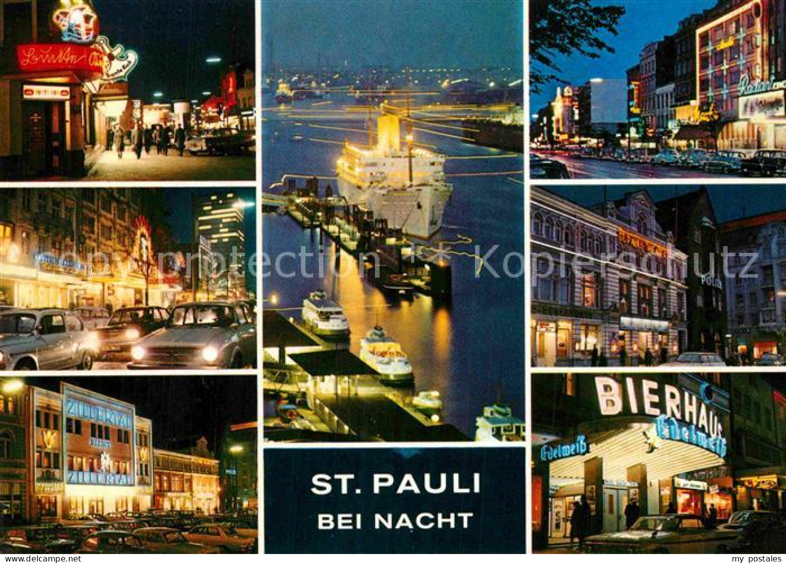 72913689 St Pauli Bei Nacht Hafen Hamburg - Other & Unclassified