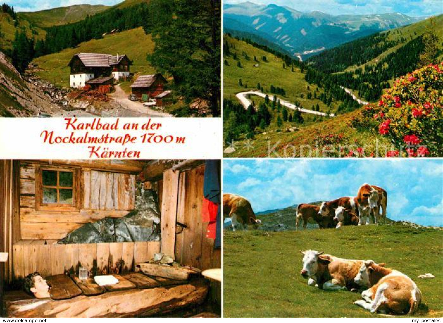 72913657 Radenthein An Nochalmstrasse Kuehe Gasthaus Und Heilbad Karlbad Radenth - Altri & Non Classificati