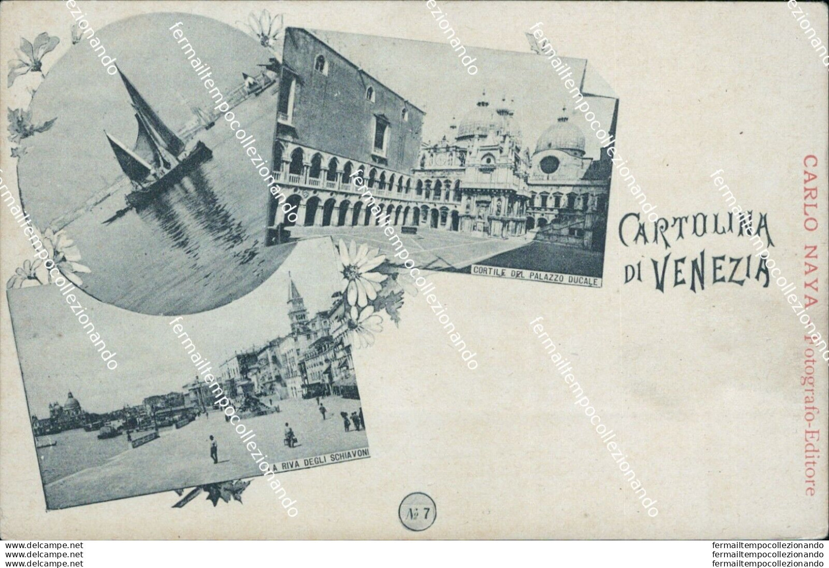 Z671 Cartolina Venezia Citta' Inizio 900 - Venetië (Venice)