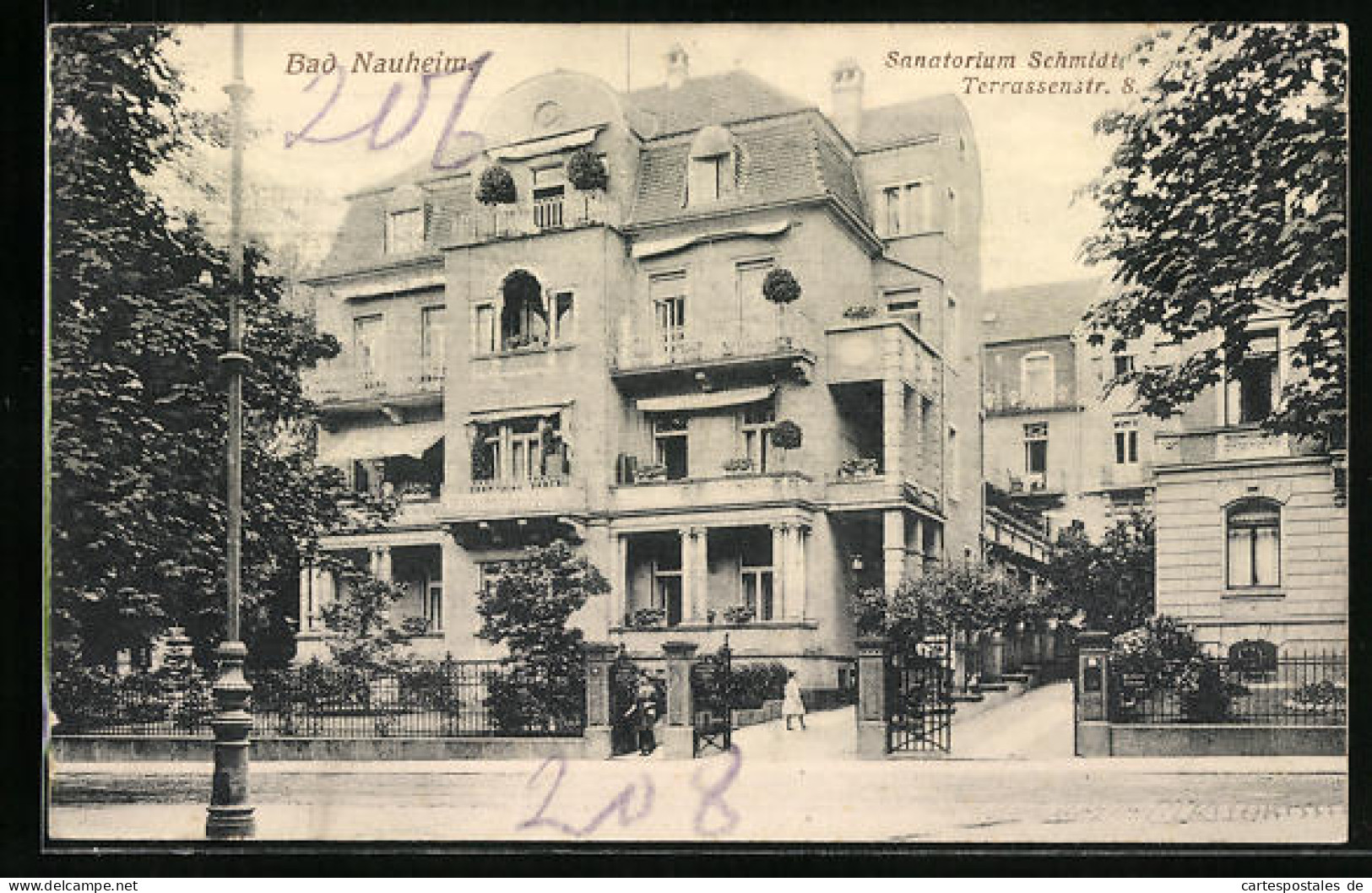 AK Bad Nauheim, Sanatorium Schmidt, Terrassenstrasse 8  - Bad Nauheim