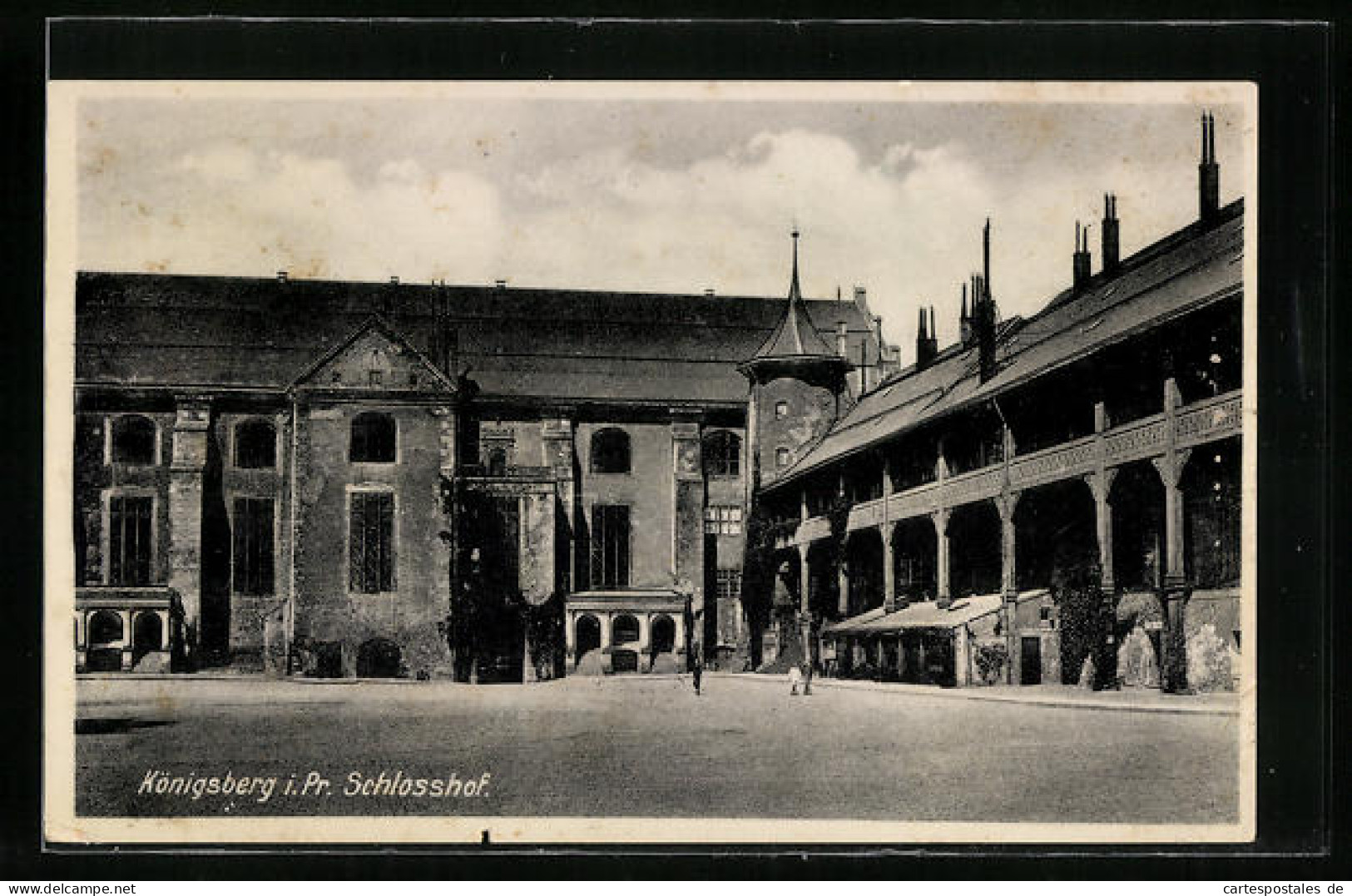 AK Königsberg I. Pr., Blick über Den Schlosshof  - Ostpreussen