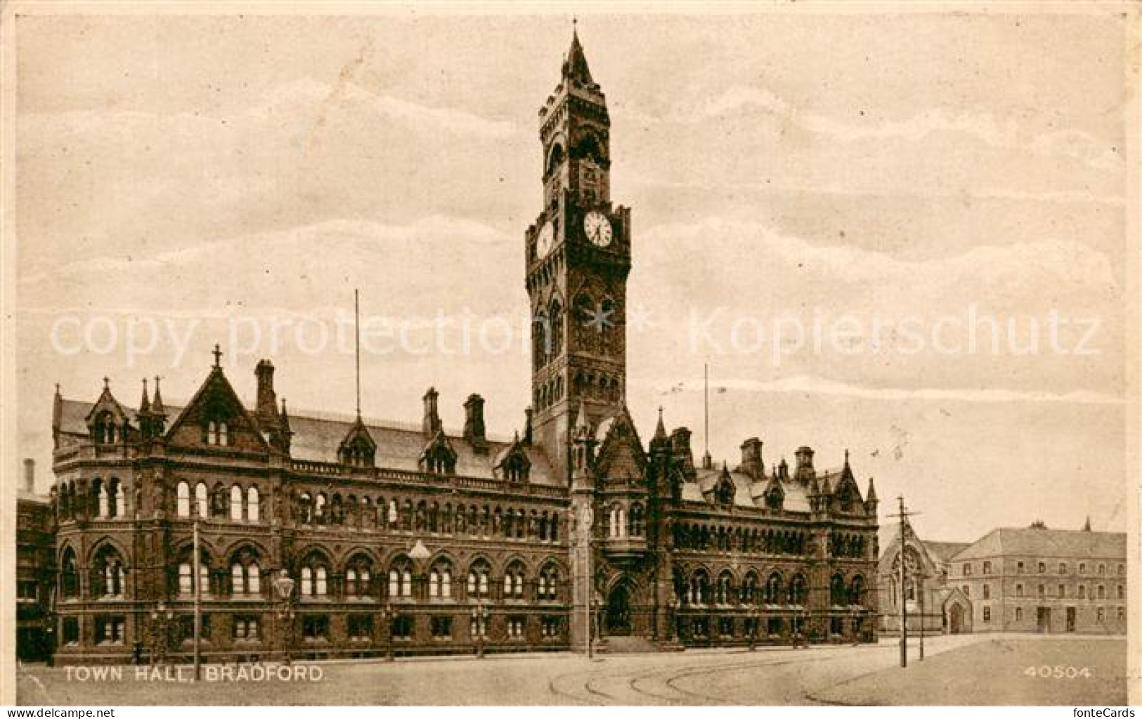 73781380 Bradford  UK Town Hall  - Andere & Zonder Classificatie