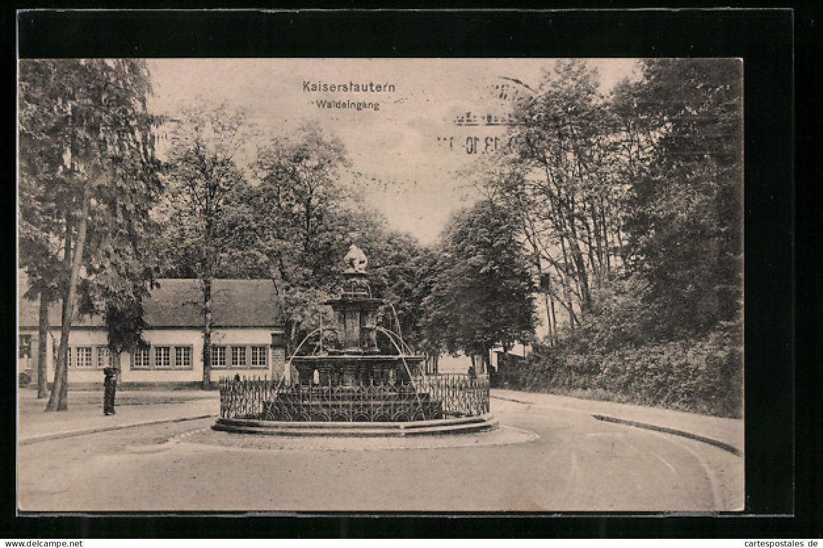 AK Kaiserslautern, Waldeingang Mit Brunnen  - Kaiserslautern