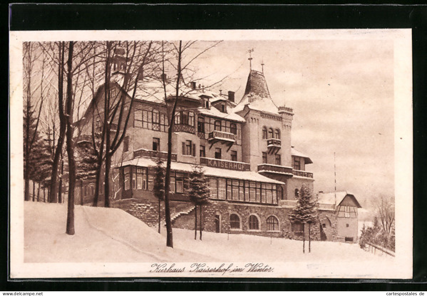 AK Bärenfels, Kurhotel Kaiserhof Im Winter  - Sonstige & Ohne Zuordnung