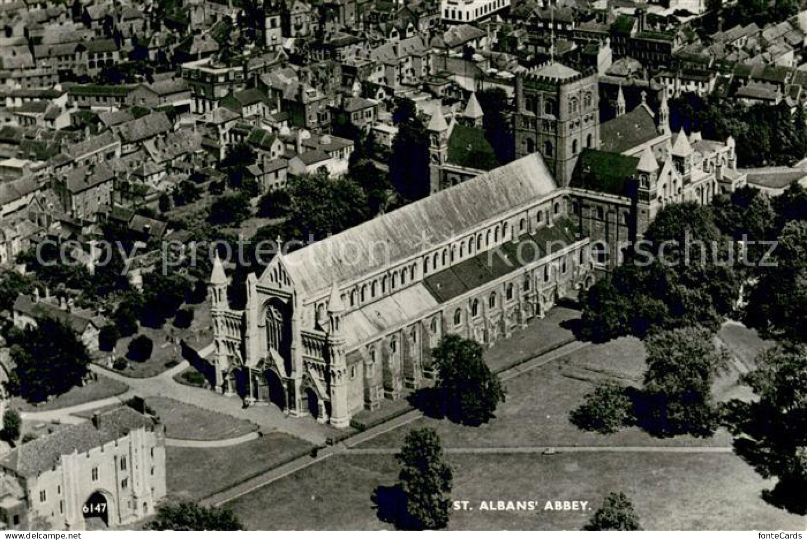 73725184 St-Albans Fliegeraufnahme St. Albans Abbey  - Hertfordshire