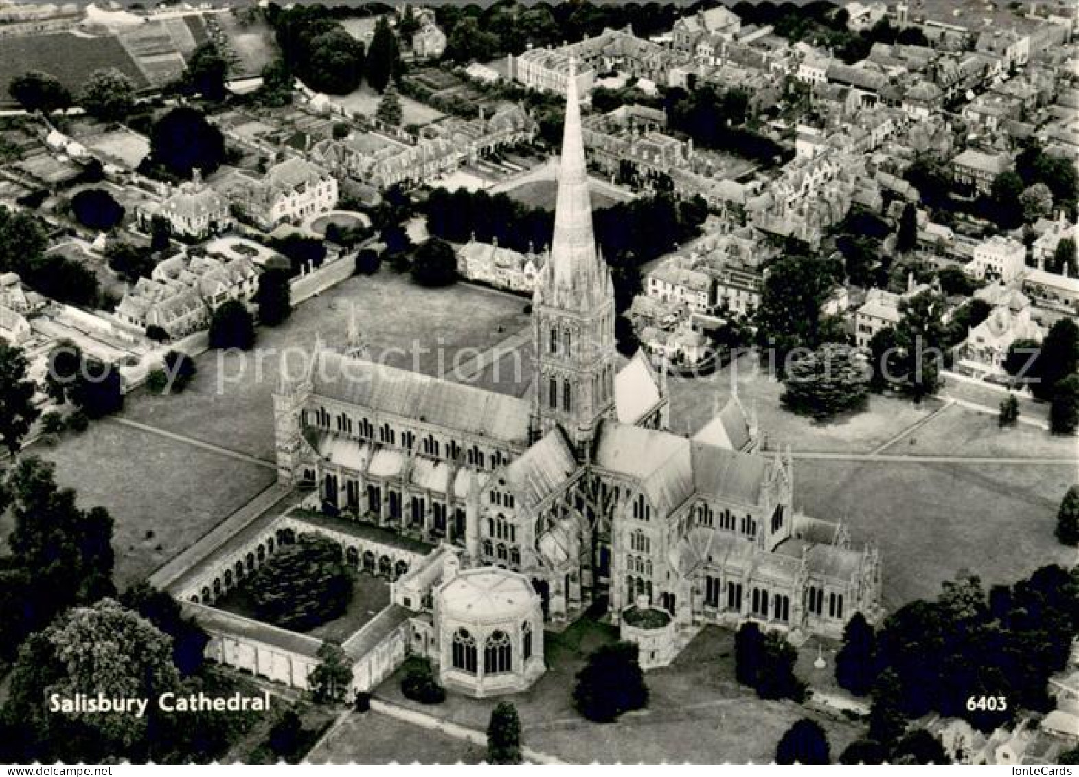 73725183 Salisbury Wiltshire Fliegeraufnahme Salisbury Cathedral  - Other & Unclassified