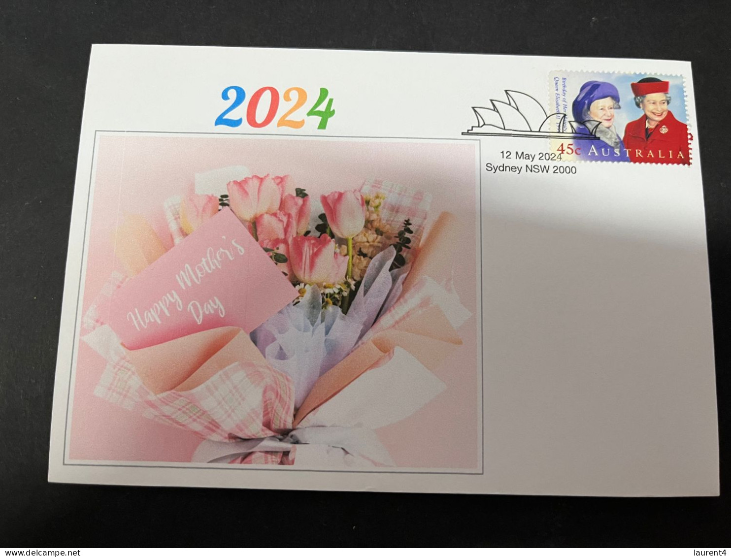 12-5-2024 (4 Z 47A) Mother's Day 2024 (12-5-2024 In Australia) Queen's Mother & Queen Elizabeth Stamp - Fête Des Mères