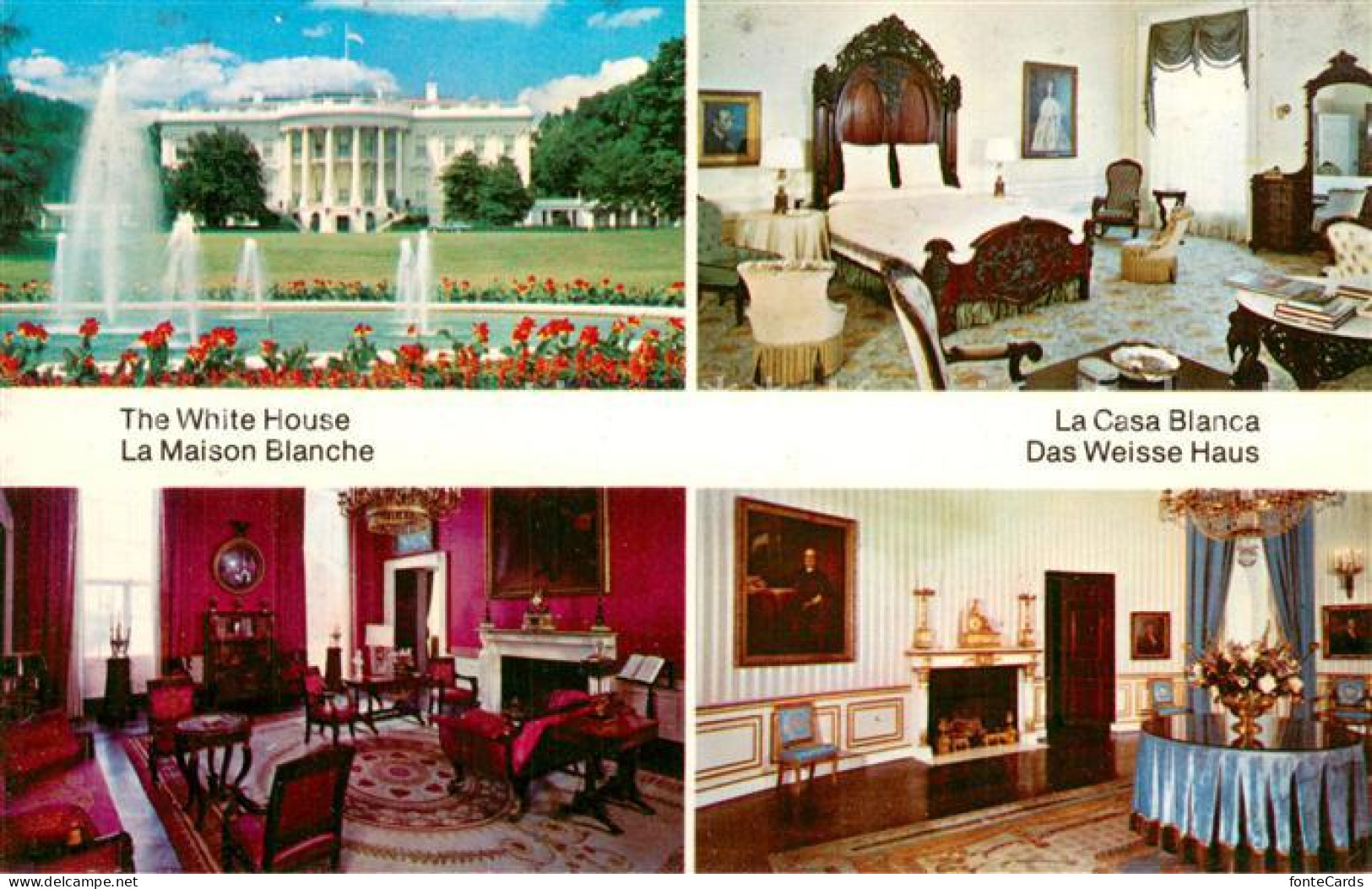 73713775 Washington DC The White House Lincolns Bedroom Red Room Blue Room  - Washington DC