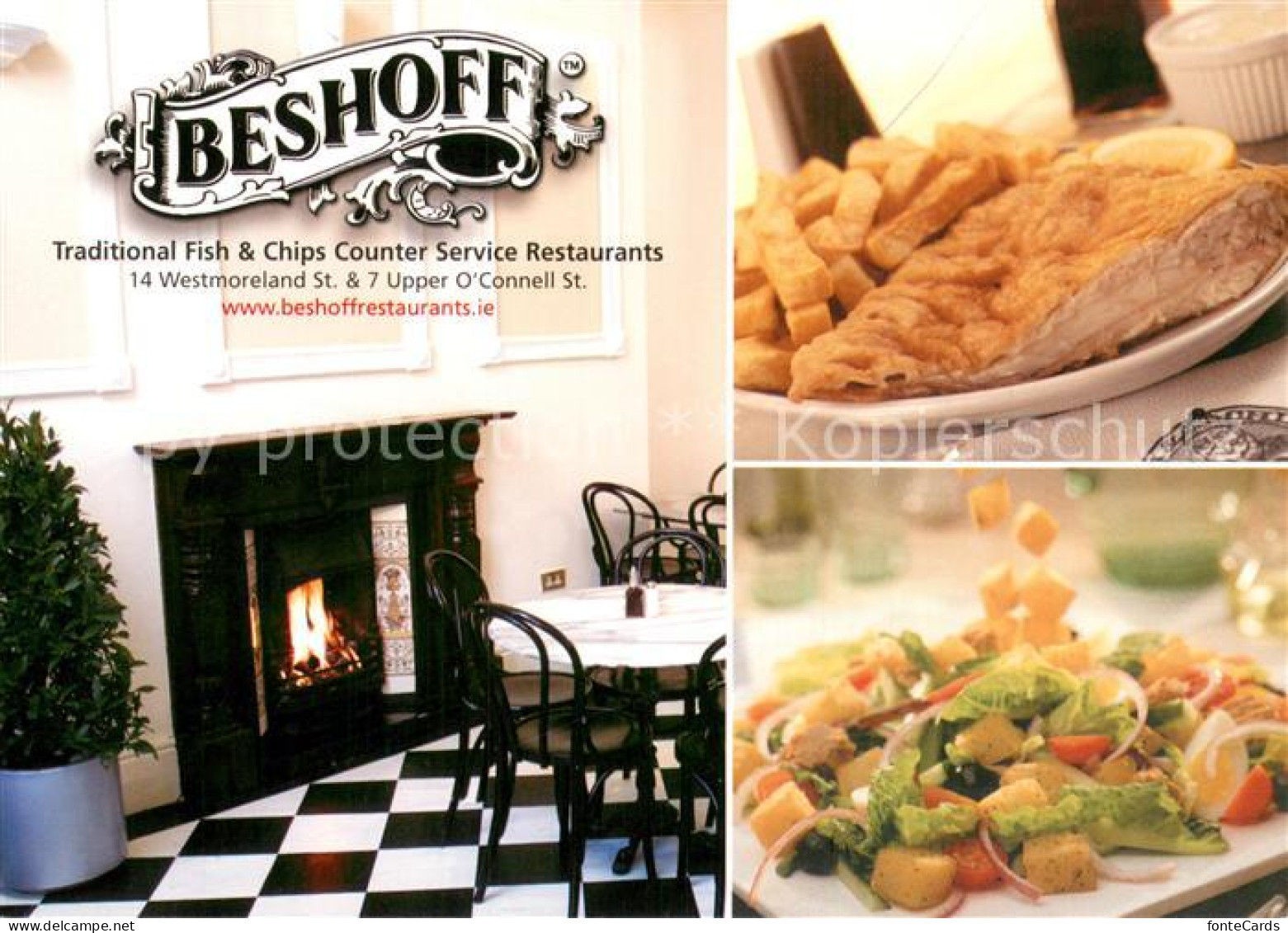 73713759 Dublin Ireland Beshoff Restaurant Kamin Dublin Ireland - Other & Unclassified