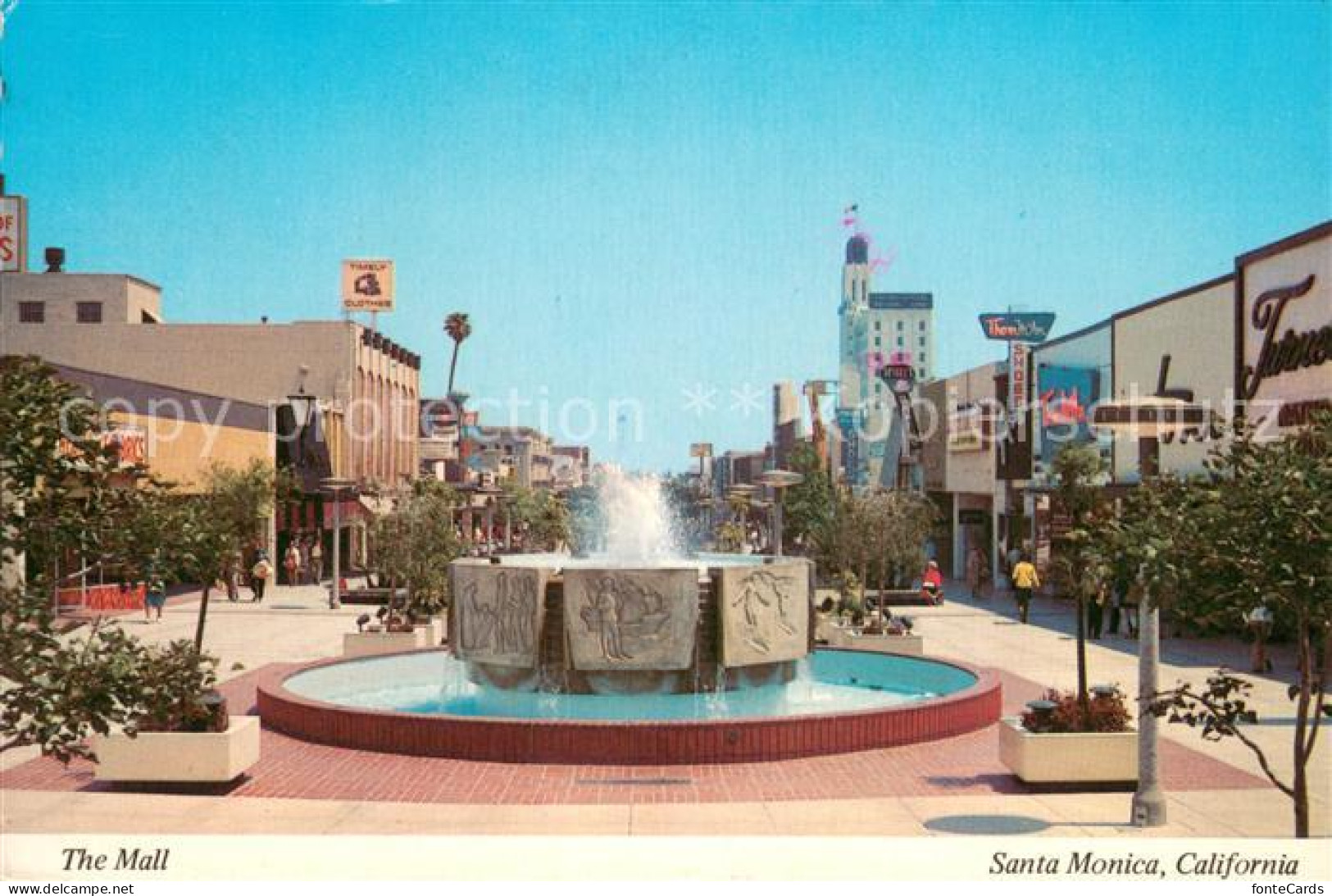 73713558 Santa_Monica The Mall Fountain - Autres & Non Classés