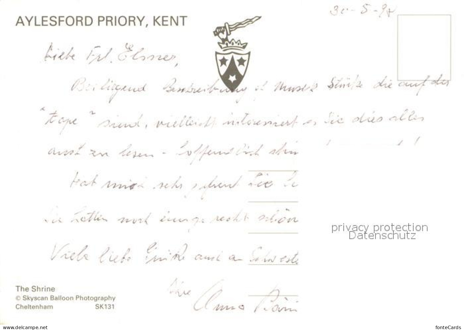 73707495 Kent Aylesford Priory  Kent - Sonstige & Ohne Zuordnung