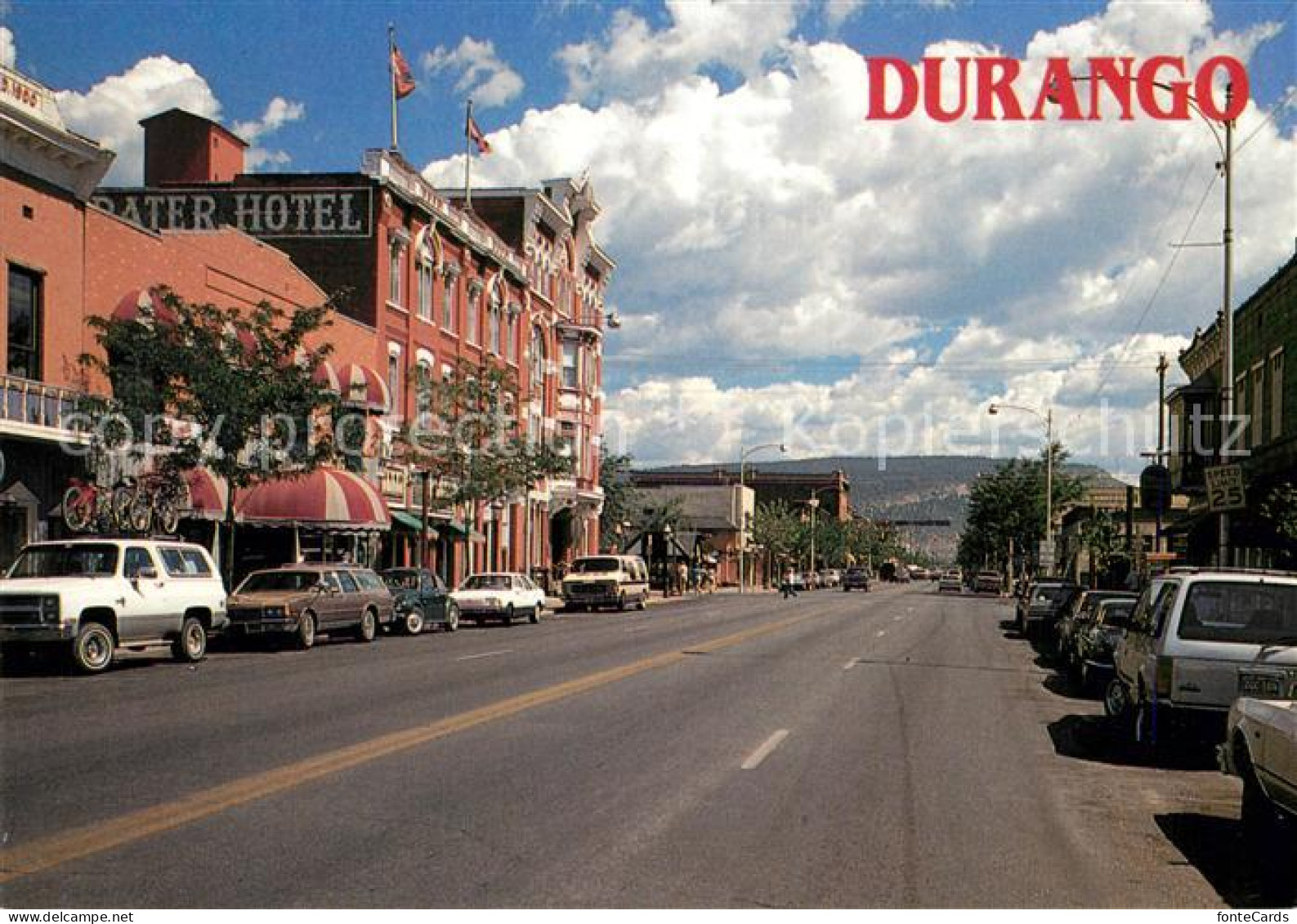 72941738 Durango Colorado Strassenpartie Durango - Andere & Zonder Classificatie