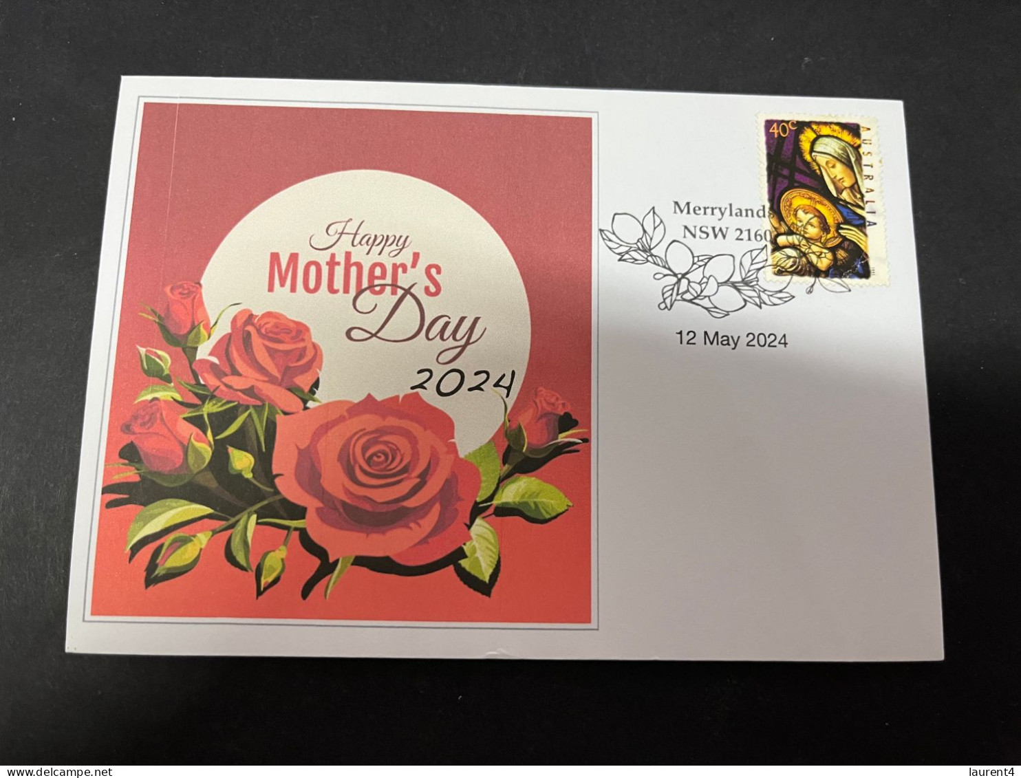 12-5-2024 (4 Z 47A) Mother's Day 2024 (12-5-2024 In Australia) Virgin Mary Stamp - Mother's Day