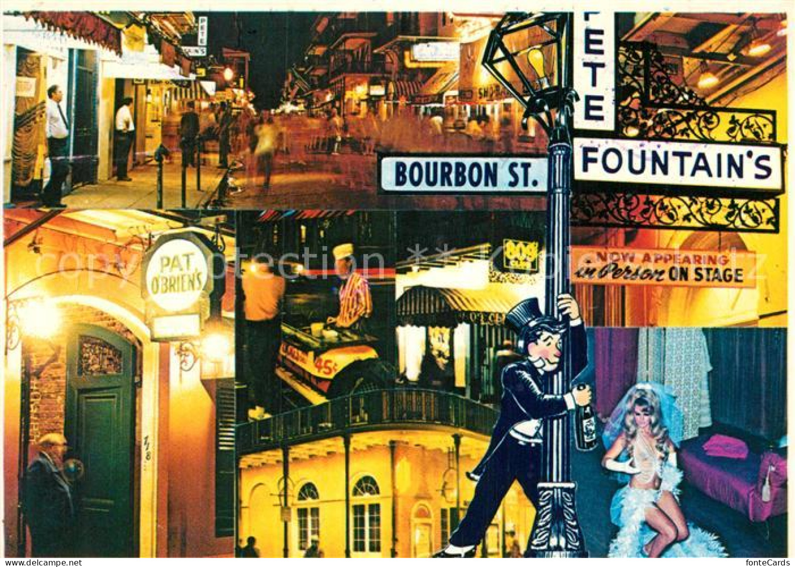 72935133 New_Orleans_Louisiana Bourbon Street  - Sonstige & Ohne Zuordnung