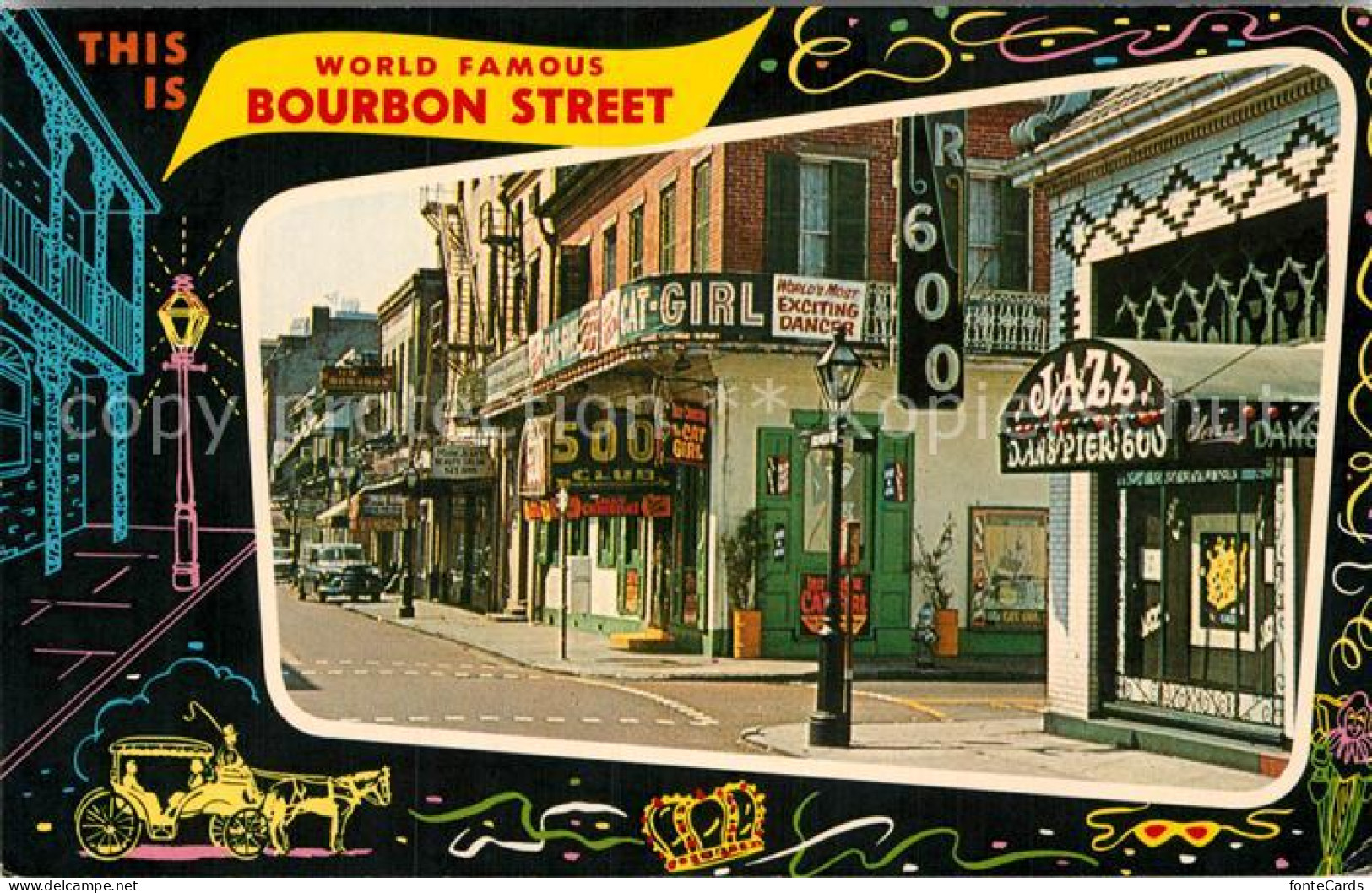 72929398 New_Orleans_Louisiana Bourbon Street - Andere & Zonder Classificatie