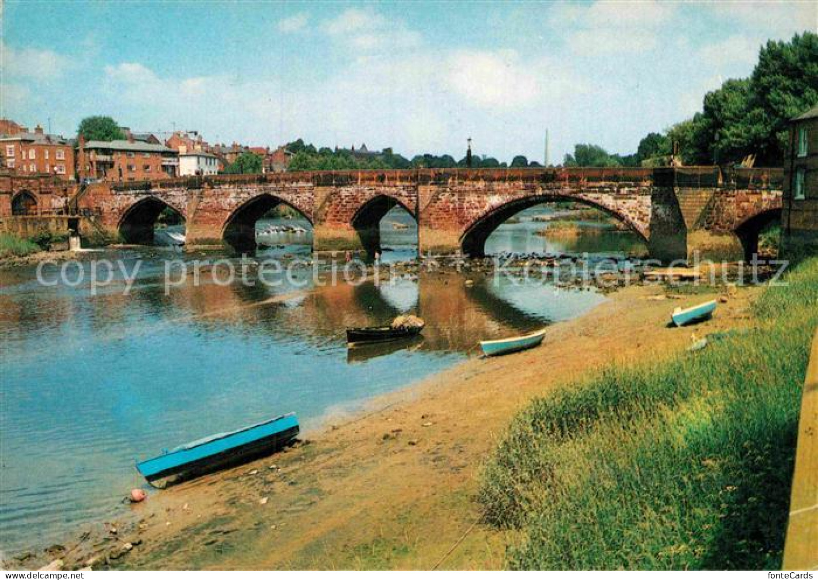 72928864 Chester Cheshire Old Dee Bridge  - Other & Unclassified