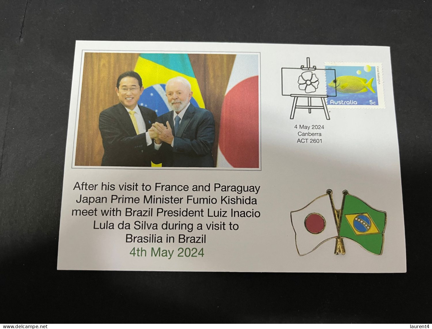 7-5-2024 (4 Z 22) Japan PM Kishida Visit To Brazil & Meet President Lula Da Silva - Russia Ukraine & Israel Gaza Wars - Militares