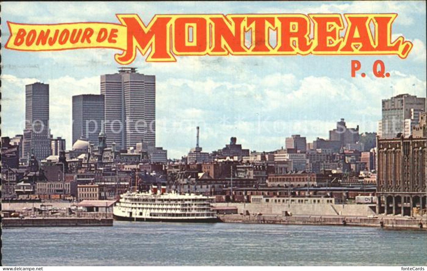 72923017 Montreal Quebec Skyline Mit Hafen Montreal - Unclassified