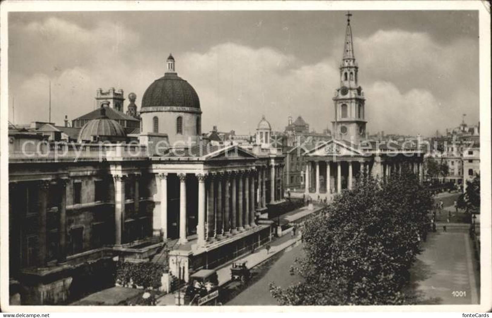 72922401 London National Gallery And St Martins Church - Andere & Zonder Classificatie