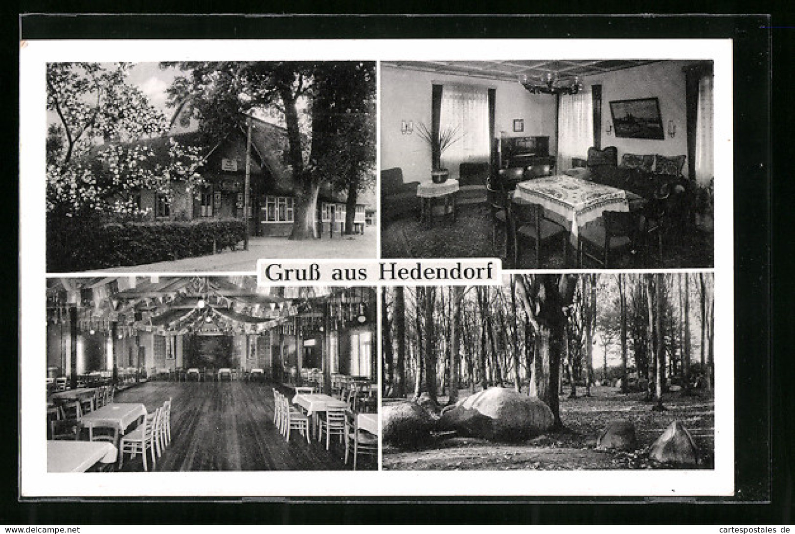 AK Hedendorf, Gasthaus Zur Eiche, Inh.: Johs. Dammann  - Andere & Zonder Classificatie