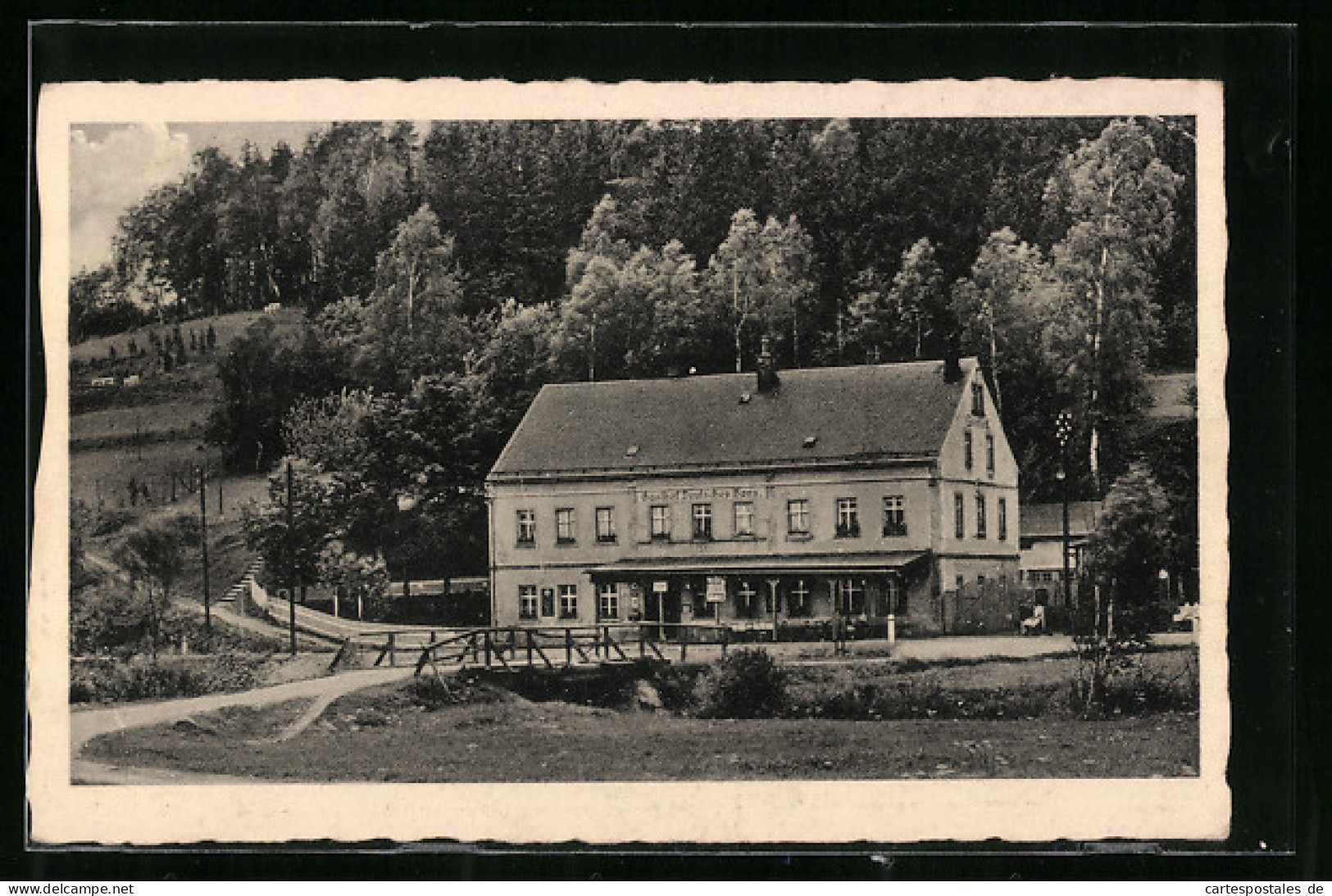 AK Neuhausen /Erzgeb., Gasthof Deutsches Haus  - Neuhausen (Erzgeb.)