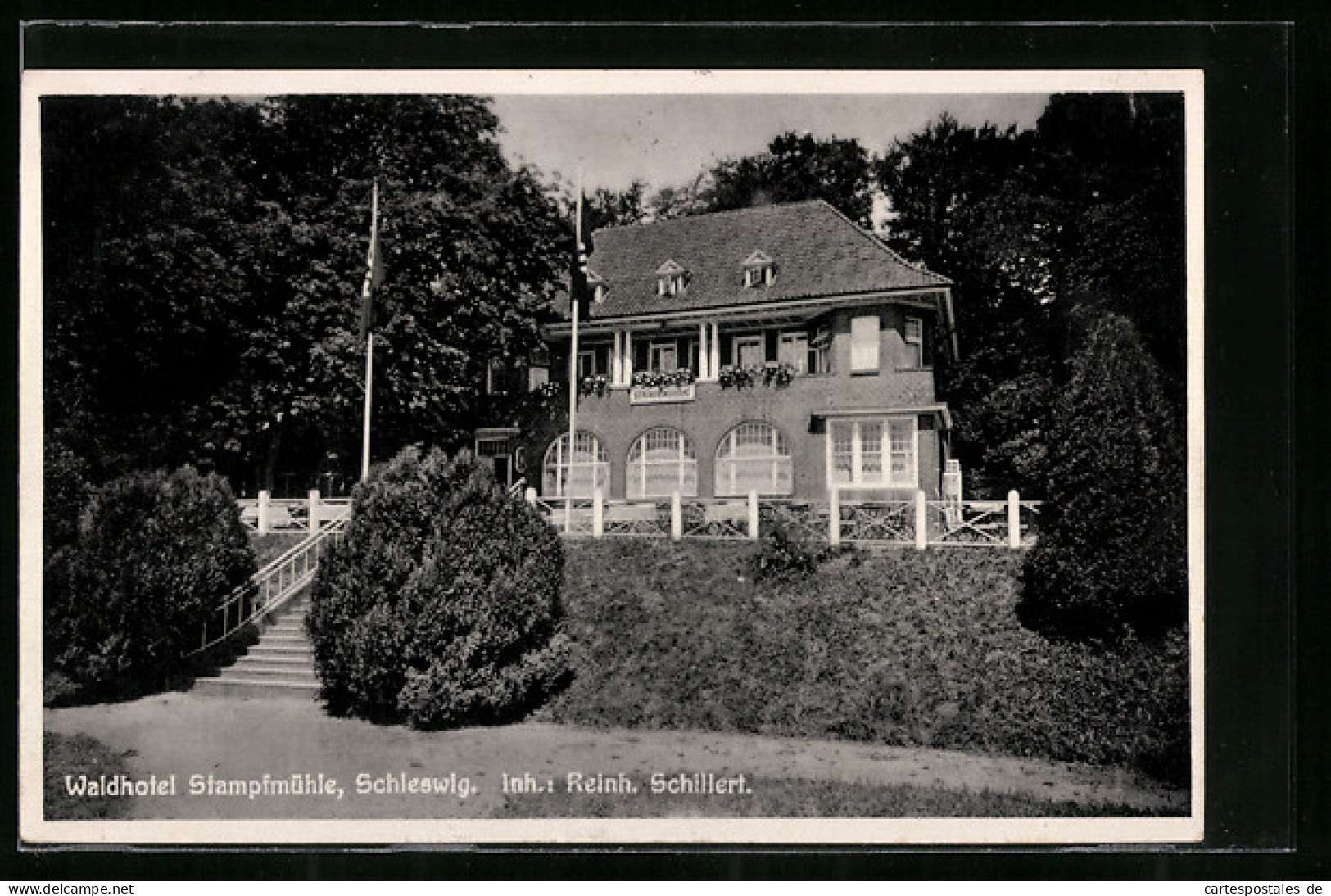 AK Schleswig, Waldhotel Stampfmühle Von Reinh. Schillert  - Schleswig