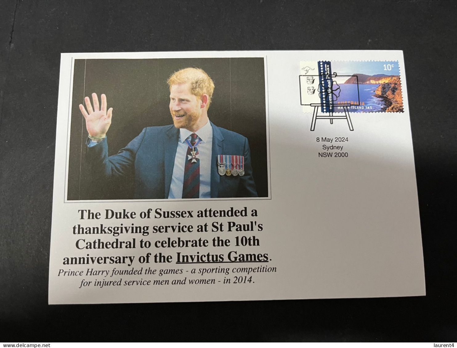 12-5-2024 (4 Z 27B) ) Duke Of Sussex (Prince Harry) Attend 10th Anniversary Of INVICTUS Games In London - Otros & Sin Clasificación