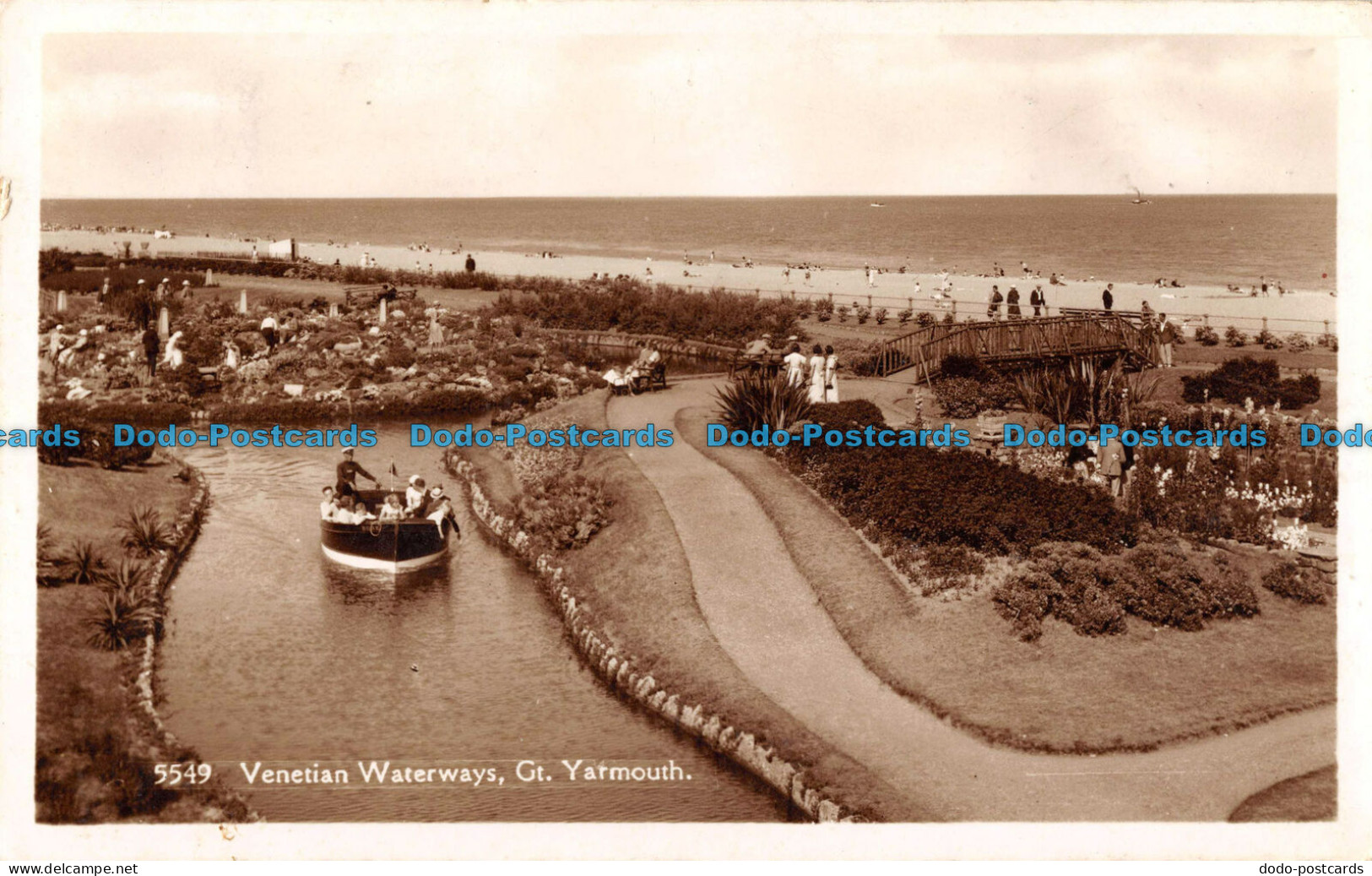 R091939 Venetian Waterways. Gt. Yarmouth. H. Coates. Nene. No 5549. 1939 - Mundo